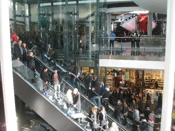 Entré, Malmö. Rise and decay of a shopping mall. Photo by Stefan Stenudd.